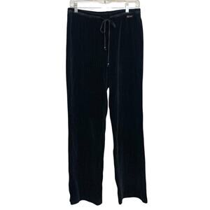 St. John Sport by Marie Gray Pinstripe Velour Sweatpants SZ‎ S